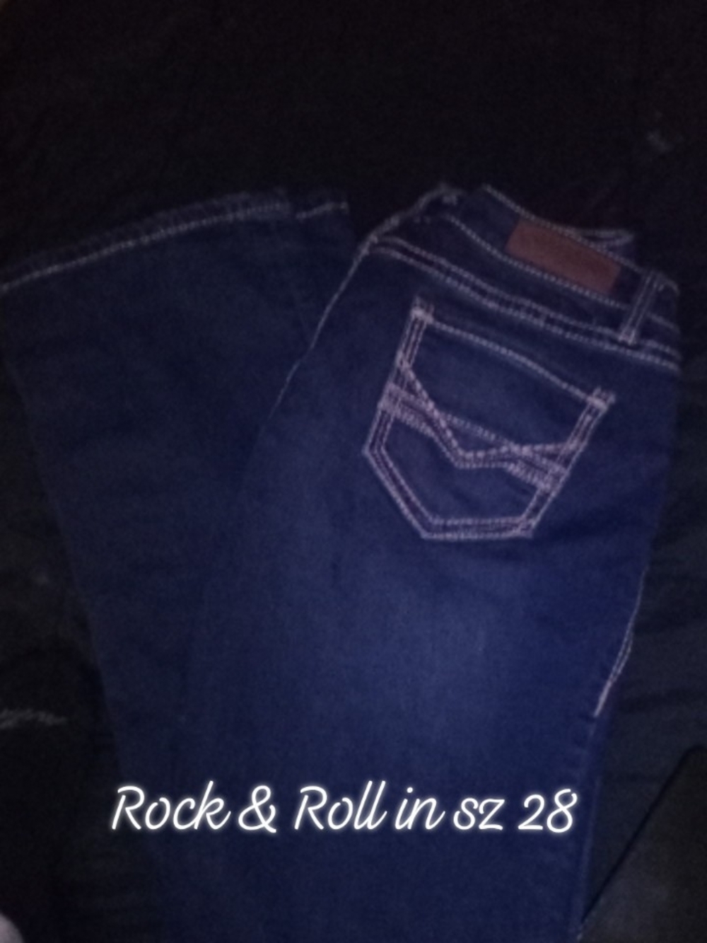 Dark Blue Women's Jeans - Size 28